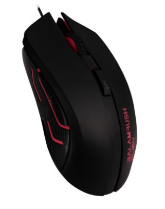 MOUSE BALAM RUSH ELION 7 COLORES 3500 DPI 6 BOT NEGRO BR-929707