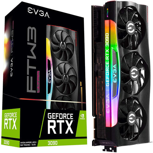 TARJETA DE VIDEO EVGA GEFORCE RTX 3090 FTW3 ULTRA GAMING 24GB GDDR6X ARGB 24G-P5-3987-KR
