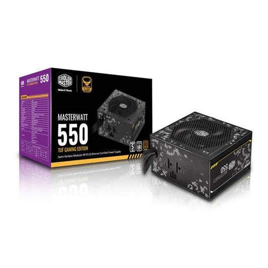 FUENTE DE PODER COOLER MASTER 550W MASTERWATT 80+BRONCE TUF MPX-5501-AMAAB-SF