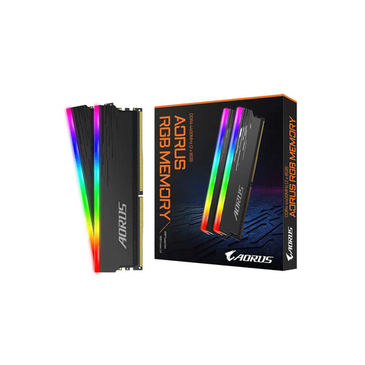 MEMORIA RAM GIGABYTE AORUS 16GB DDR4 (2X8GB) 4400MHZ GRIS RGB GP-ARS16G44