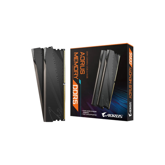 MEMORIA RAM GIGABYTE AORUS 32GB DDR5 (2X16GB) 5200MHZ GRIS GP-ARS32G52D5