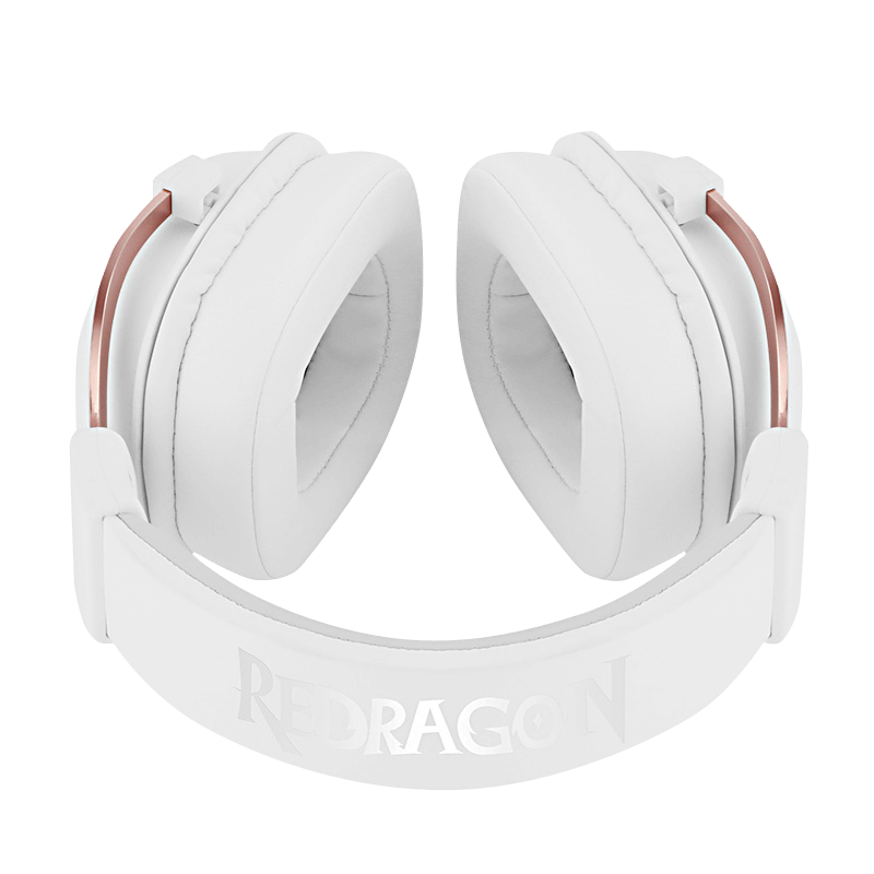 AURICULARES REDRAGON ZEUS 2 BLANCO Y ROSA 3.5MM XBOX ONE SWITCH PS4 H510W