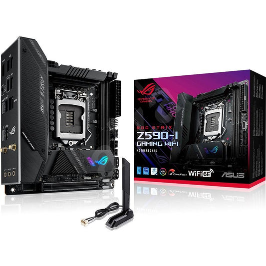 TARJETA MADRE ASUS ROG STRIX Z590-I GAMING WIFI 1200 MINI ITX