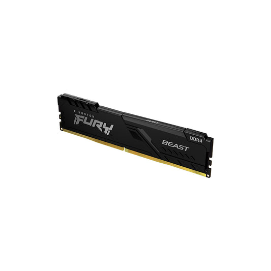 MEMORIA RAM KINGSTON 16GB DDR4 (2X8GB) 2666MHZ FURY BEAST BLACK CL16 KF426C16BBK2/16