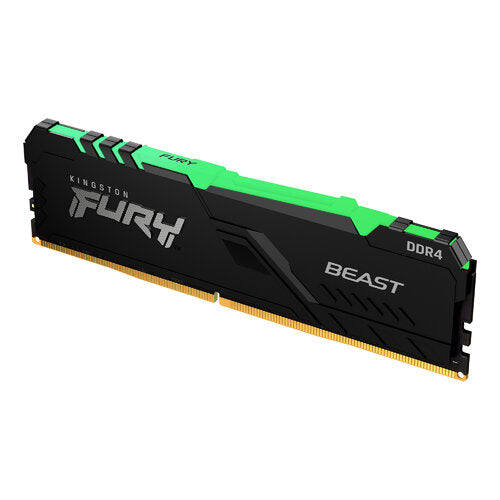 MEMORIA RAM KINGSTON KF432C16BBA/32 32GB DDR4 3200MHZ CL16 NON-ECC FURY BEAST RGB XMP