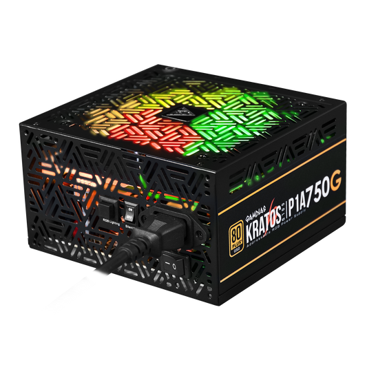 FUENTE DE PODER GAMDIAS KRATOS 750W RGB 80+GOLD GD-KRATOS P1A-750G