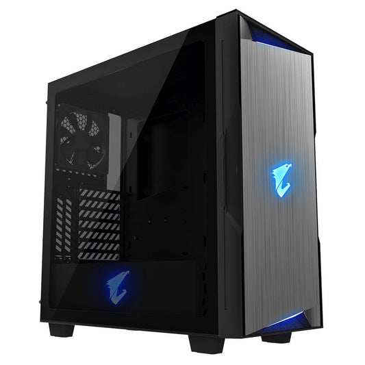 GABINETE GIGABYTE AORUS AC300G MEDIA TORRE ATX CRISTAL TEMPLADO GB-AC300G