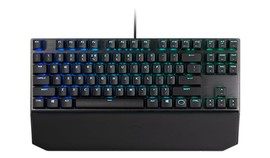 TECLADO COOLER MASTER (MK-730-GKCR1-US) MK730 MECANICO CHERRY RED MX RGB COMPACTO