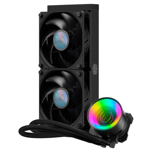 ENFRIAMIENTO LIQUIDO COOLER MASTER MASTERLIQUID ML240 MIRROR 240MM 2VENT MLX-D24M-A18PK-R1