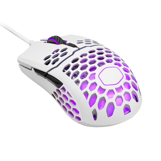 MOUSE COOLER MASTER BLANCO MATE 16000 DPI 6 BOTONES MM-711-WWOL1