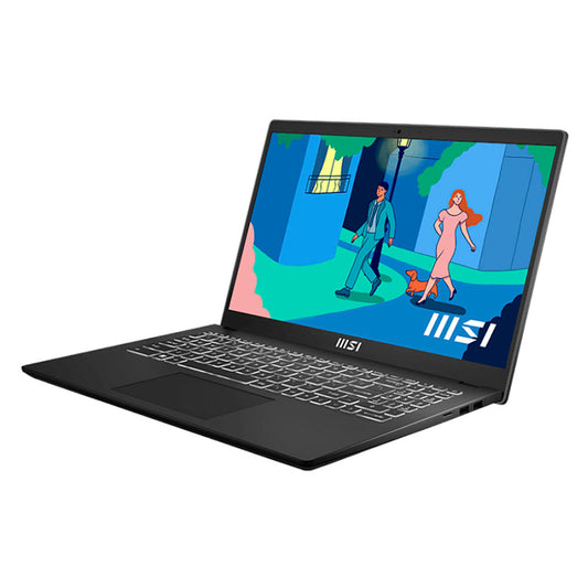 ULTRABOOK MSI MODERN 15 B12M/15.6 FHD, 60HZ/INTEL CORE I7-1255U 4.70 GHZ/ONBOARD DDR4 8GB 3200MHZ /512 NVME SSD/IRIS XE GRAPHIS /WIN 11 PRO.