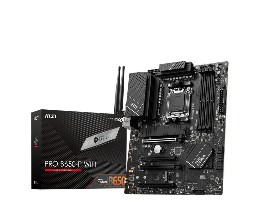 TARJETA MADRE MSI PRO B650-P WIFI AM5 4xDDR5 PCIE4 ATX