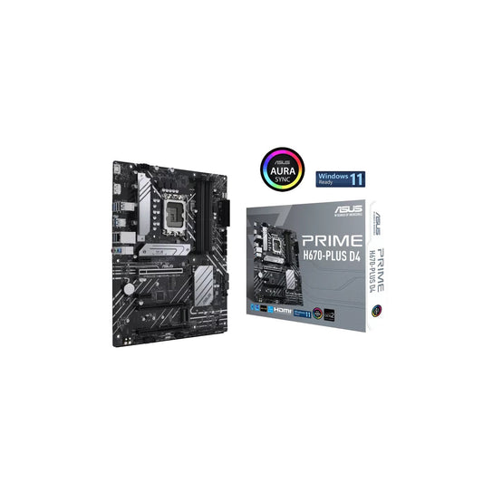 TARJETA MADRE ASUS PRIME H670-PLUS D4 1700 4xDDR4 PCIE4.0 ATX