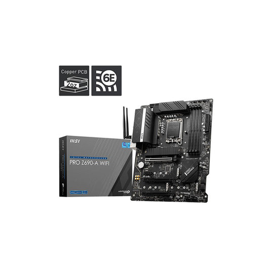 TARJETA MADRE MSI PRO Z690-A WIFI 1700 4xDDR5 CROSSFIRE ATX