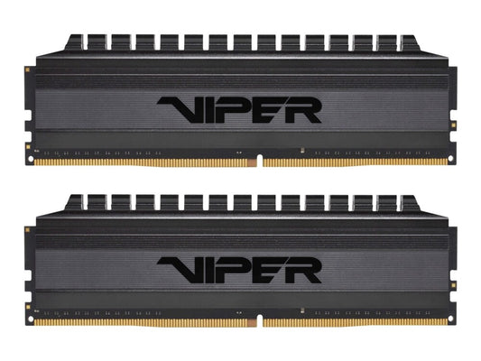 MEMORIA RAM PATRIOT VIPER 4BLACKOUT 8GB DDR4 3000MHZ (2X4GB) BLACK HEATSINK CL16 PVB48G300C6K