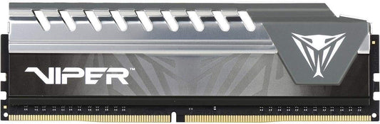 MEMORIA RAM PATRIOT VIPER ELITE 4GB DDR4 2400MHZ GRAY HEATSINK CL16 PVE44G240C6GY