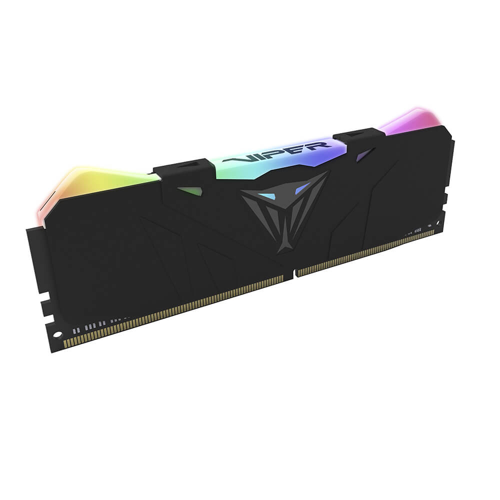 MEMORIA RAM PATRIOT VIPER RGB 16GB DDR4 3200MHZ (2X8GB) BLACK HEATSINK CL16 PVR416G320C6K