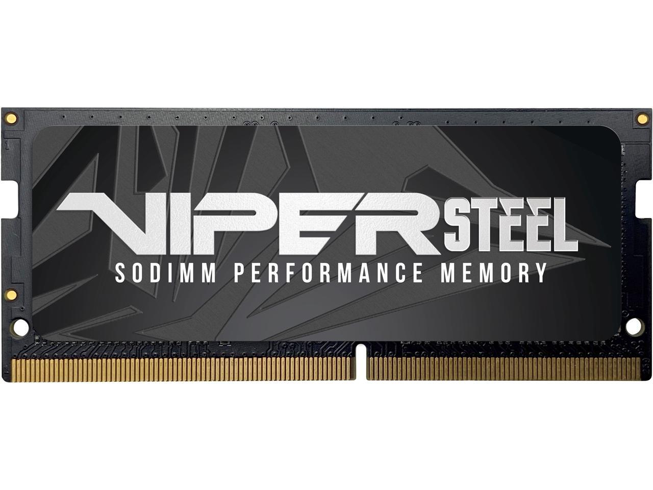 MEMORIA RAM SODIMM PATRIOT VIPER STEEL 8GB DDR4 2400MHZ GRAY HEATSINK CL15 PVS48G240C5S