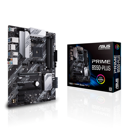 TARJETA MADRE ASUS B550 PRIME B550-PLUS AM4 ATX