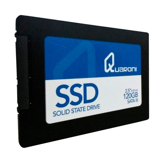 UNIDAD ESTADO SOLIDO SSD QUARONI 120GB SATA3 2.5" QSSDS25120G