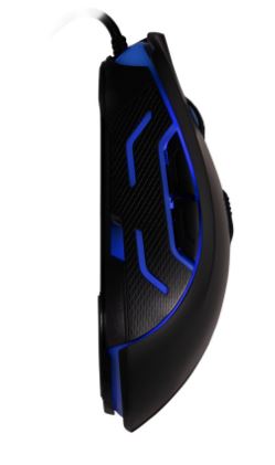 MOUSE BALAM RUSH ELION 7 COLORES 3500 DPI 6 BOT NEGRO BR-929707