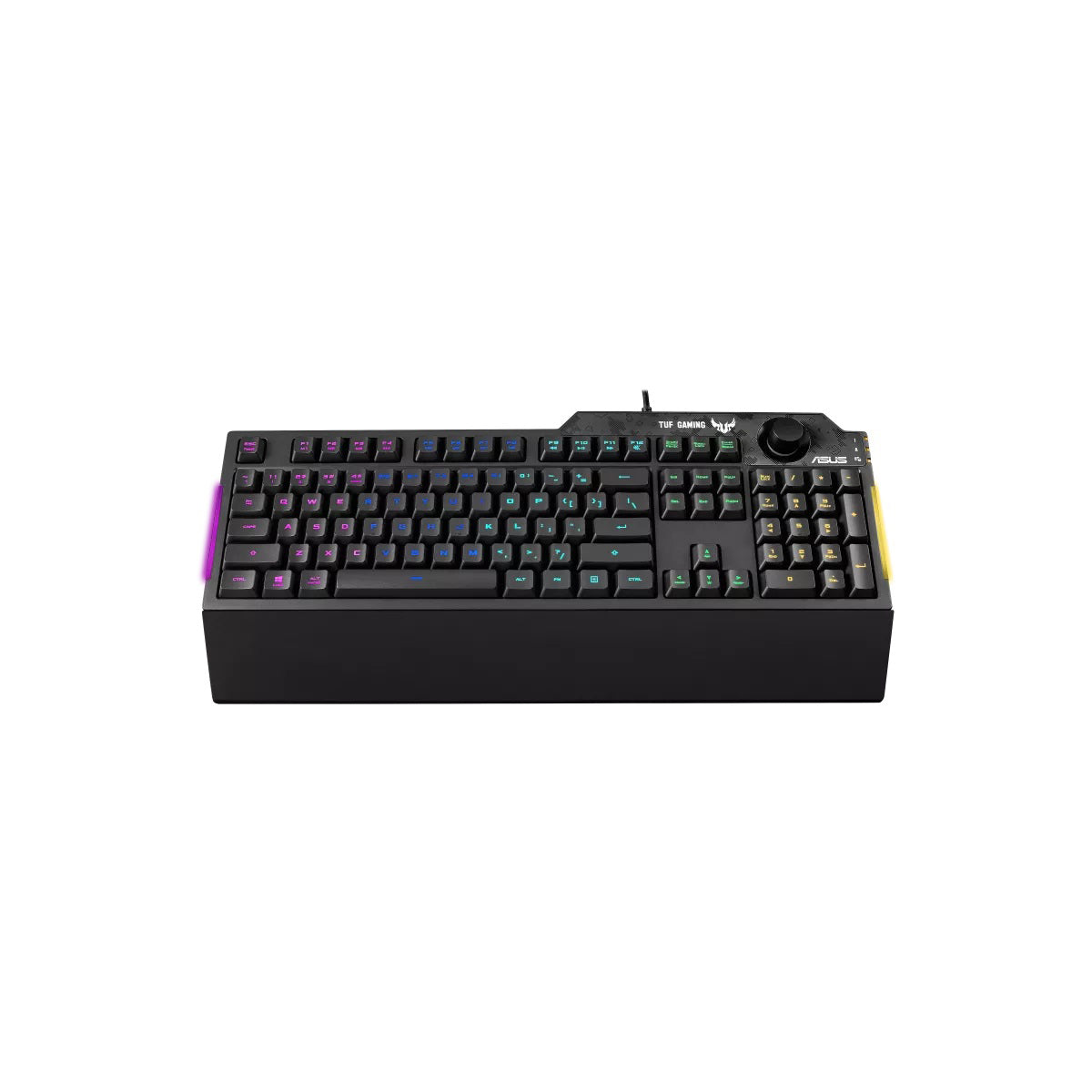 TECLADO ASUS RA04 TUF GAMING K1/CA MEMBRANA TECLAS PROGRAMABLES RGB NEGRO