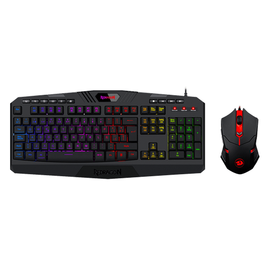 COMBO TECLADO Y MOUSE REDRAGON S101 RGB MEMBRANA RGB S101-3-SP