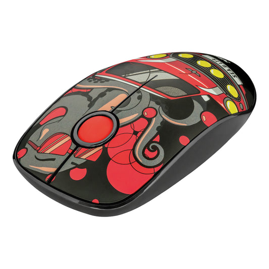 MOUSE INALAMBRICO TRUST SKETCH ROJO