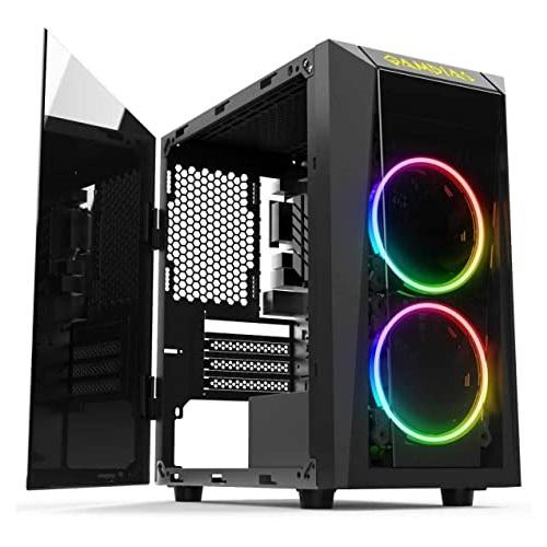 GABINETE GAMDIAS TALOS E1 CRISTAL TEMP 2VENT RGB 1VENT MATX GD-TALOS E1