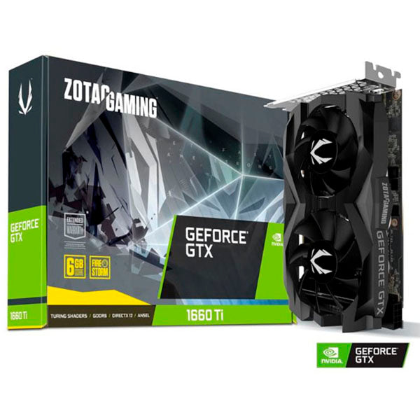 TARJETA DE VIDEO ZOTAC GEFORCE GTX 1660 Ti 6GB/DDR6/192BI ZT-T16610F-10L