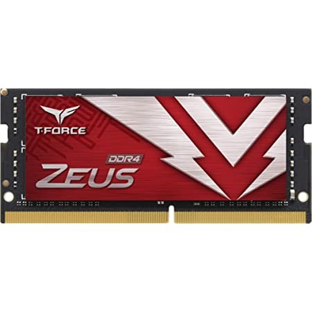 MEMORIA RAM TEAMGROUP T FORCE ZEUS SODIMM 8GB DDR4 3200MHZ ROJO TTZD48G3200HC22 S01