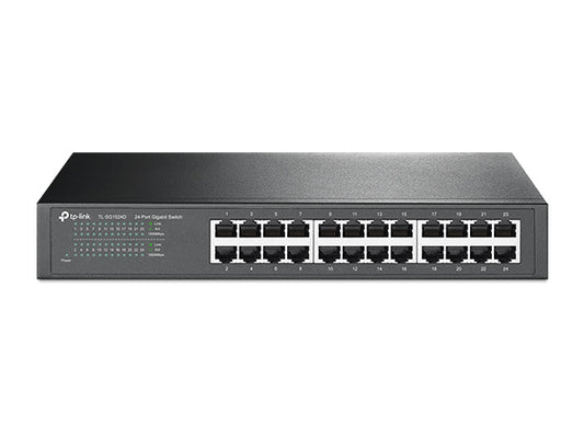 SWITCH TP-LINK TL-SG1024 NEGRO 10/100/1000 MBPS 24PTOS RACK