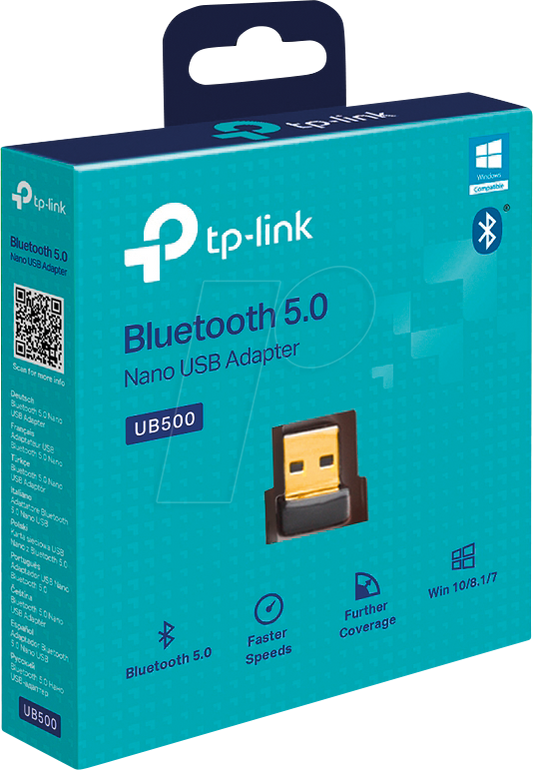 ADAPTADOR USB TP-LINK BLUETOOTH 5.0-4.0 UB500