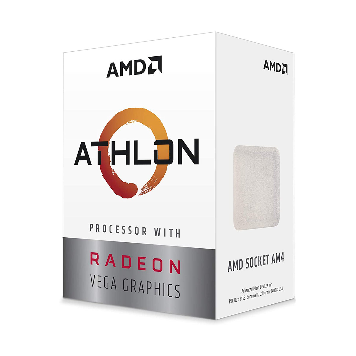 PROCESADOR AMD APU ATHLON 3000G AM4 2CORE 3.5GHZ GRAFICOS VEGA3 C/VENT YD3000C6FBBOX
