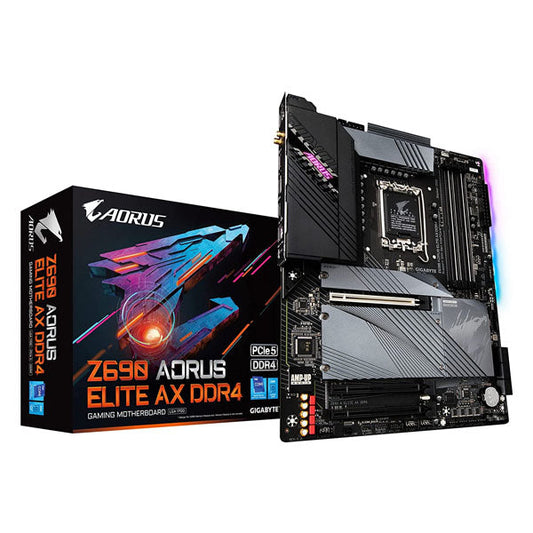 TARJETA MADRE GIGABYTE Z690 AORUS ELITE AX DDR4 1700 4XDDR4 WIFI BLUETOOTH ATX