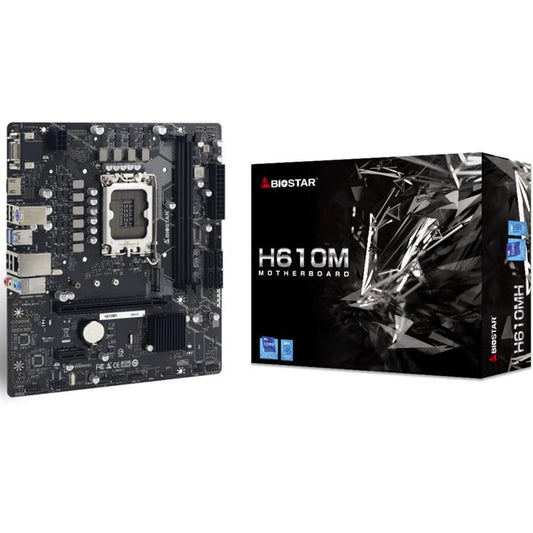 TARJETA MADRE BIOSTAR H610MH 1700 2xDDR4 MATX
