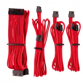 KIT DE CABLES BASICO CORSAIR PSU IND PREM ROJO CP-8920216