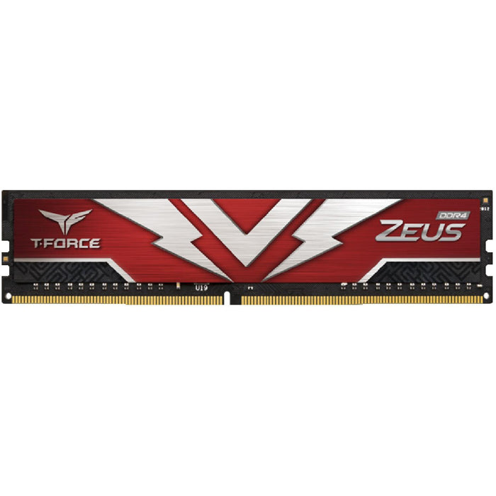 MEMORIA RAM TEAMGROUP T FORCE ZEUS 8GB DDR4 3200MHZ ROJO TTZD48G3200HC2001