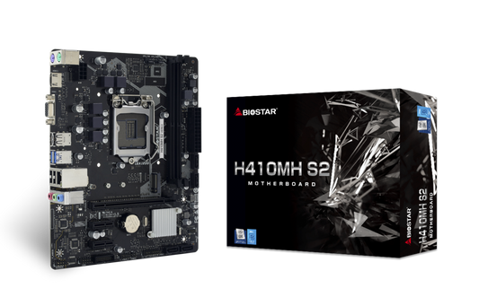 TARJETA MADRE BIOSTAR H410MH S2 1200 2xDDR4 MATX