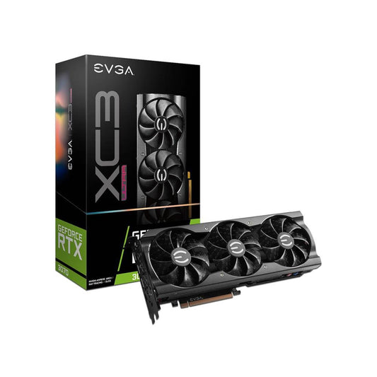 TARJETA DE VIDEO EVGA GEFORCE RTX 3070 XC3 ULTRA GAMING 8GB GDDR6 LHR 08G-P5-3755-KL