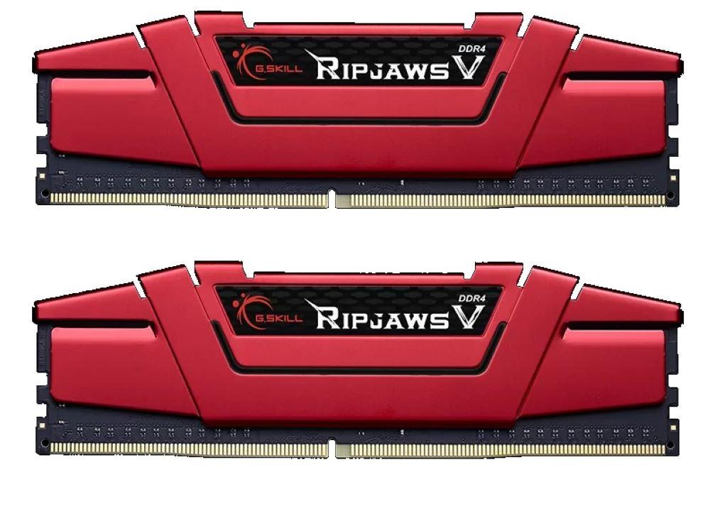 MEMORIA RAM G.SKILL F4-3600C19D-16GVRB 16GB DDR4 (2X8GB) 3600MHZ RIPJAWS 5 RED