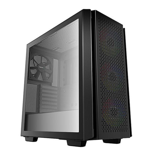 GABINETE DEEPCOOL CG560 MID TOWER 4F NEGRO 4VENT EATX R-CG560-BKAAE4-G-1