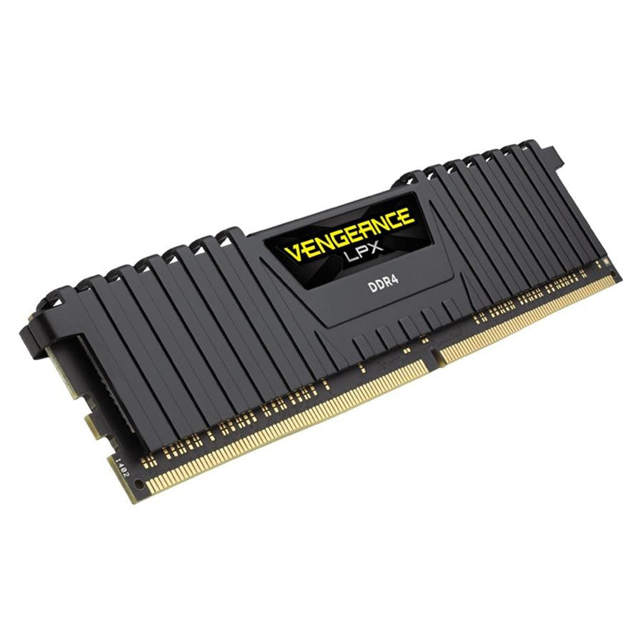 MEMORIA RAM CORSAIR 16GB DDR4 3600MHZ (1X16GB) VENGEANCE LPX NEGRO RYZEN CMK16GX4M1Z3600C18