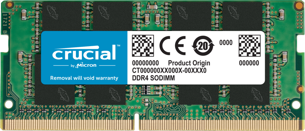 MEMORIA RAM CRUCIAL SODIMM 16GB DDR4 2666MHZ CL19 CT16G4SFS8266