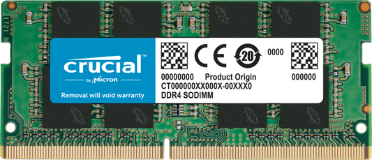 MEMORIA RAM CRUCIAL SODIMM 16GB DDR4 2666MHZ CL19 CT16G4SFS8266