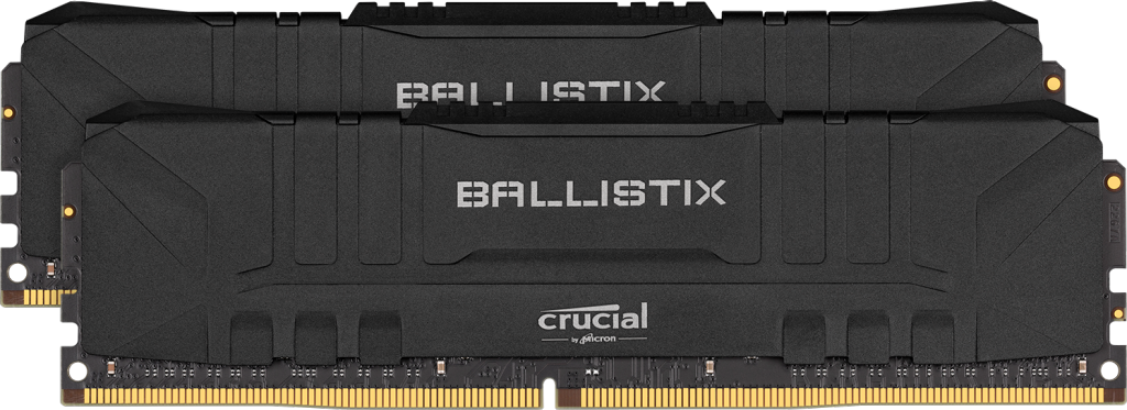 MEMORIA RAM BALLISTIX 2X8GB DDR4 3200MHZ BLACK BL2K8G32C16U4B