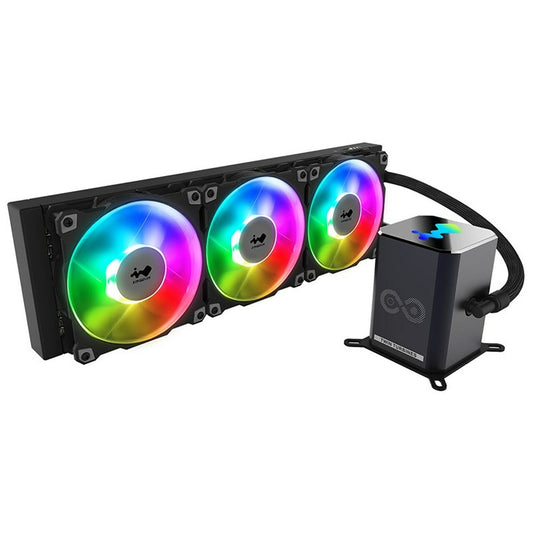 ENFRIAMIENTO LIQUIDO IN WIN SR36 PRO 360MM DOBLE BOMBA RGB 3X FANS ARGB AIO SR36 PRO