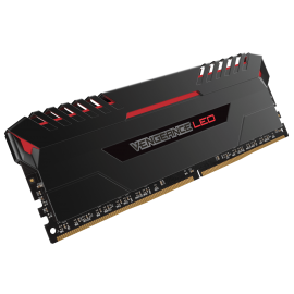 MEMORIA DDR4 CORSAIR VENGEANCE LED R 16GB 2X8 2666 CMU16GX4M2A2666C16R