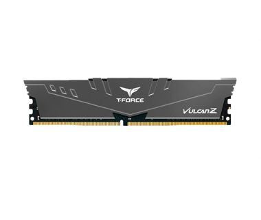 MEMORIA RAM TEAMGROUP T FORCE VULCAN Z SERIES 8GB DDR4 3200MHZ GRIS TLZGD48G3200HC16F01