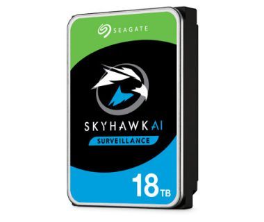 DISCO DURO INTERNO SEAGATE SKYHAWK AI 18TB SATA 256 MB 3.5 7200 RPM ST18000VE002